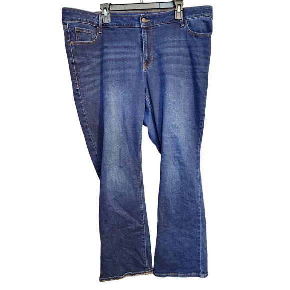 Old Navy Denim - Old Navy Midrise Kicker-Bootcut Women's Size 20 Dark Wash Jeans, Denim Jeans